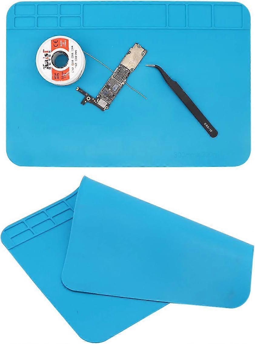 2 Piece Welding Mat Heat Resistant Silicone Mat Multipurpose Holder