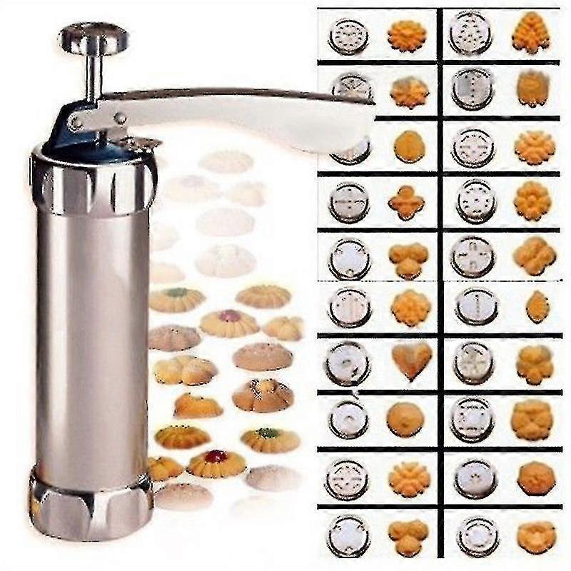 Cookie Press Machine Baking Cookie Gun Stainless Steel