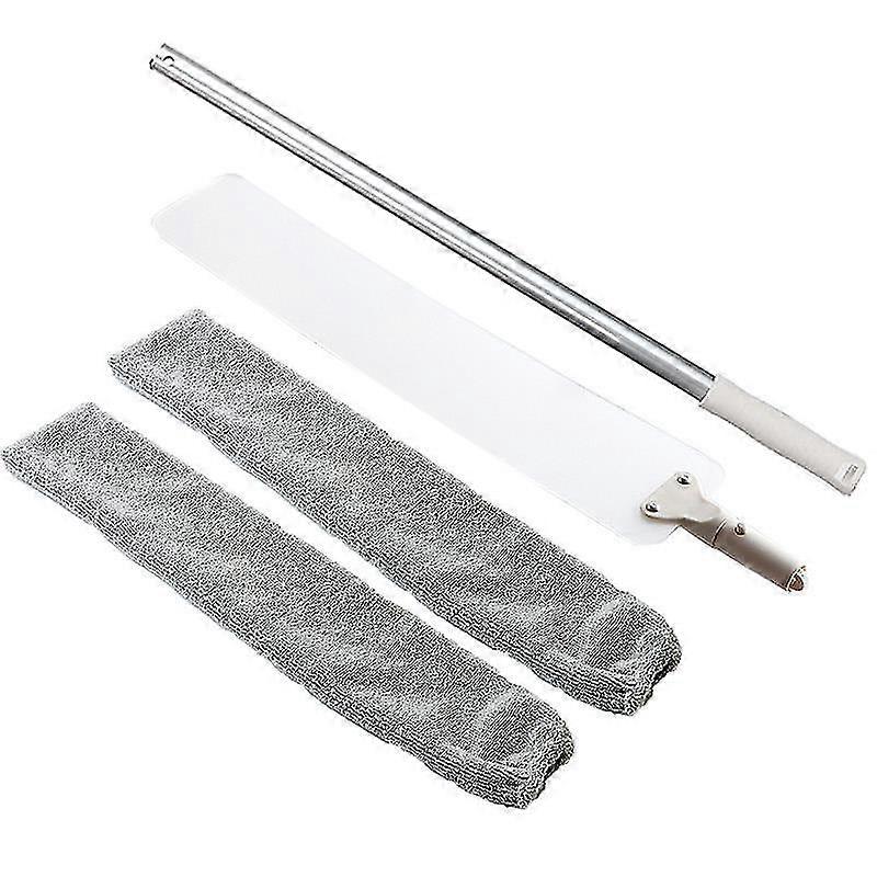 Duster,adjustable Long Dust Brush And 2 Washable Fabric