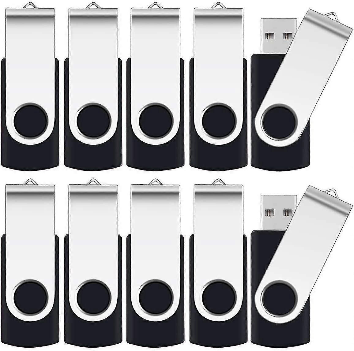 10 Pcs Flash Usb 2.0 Memory Stick Thumb Drives