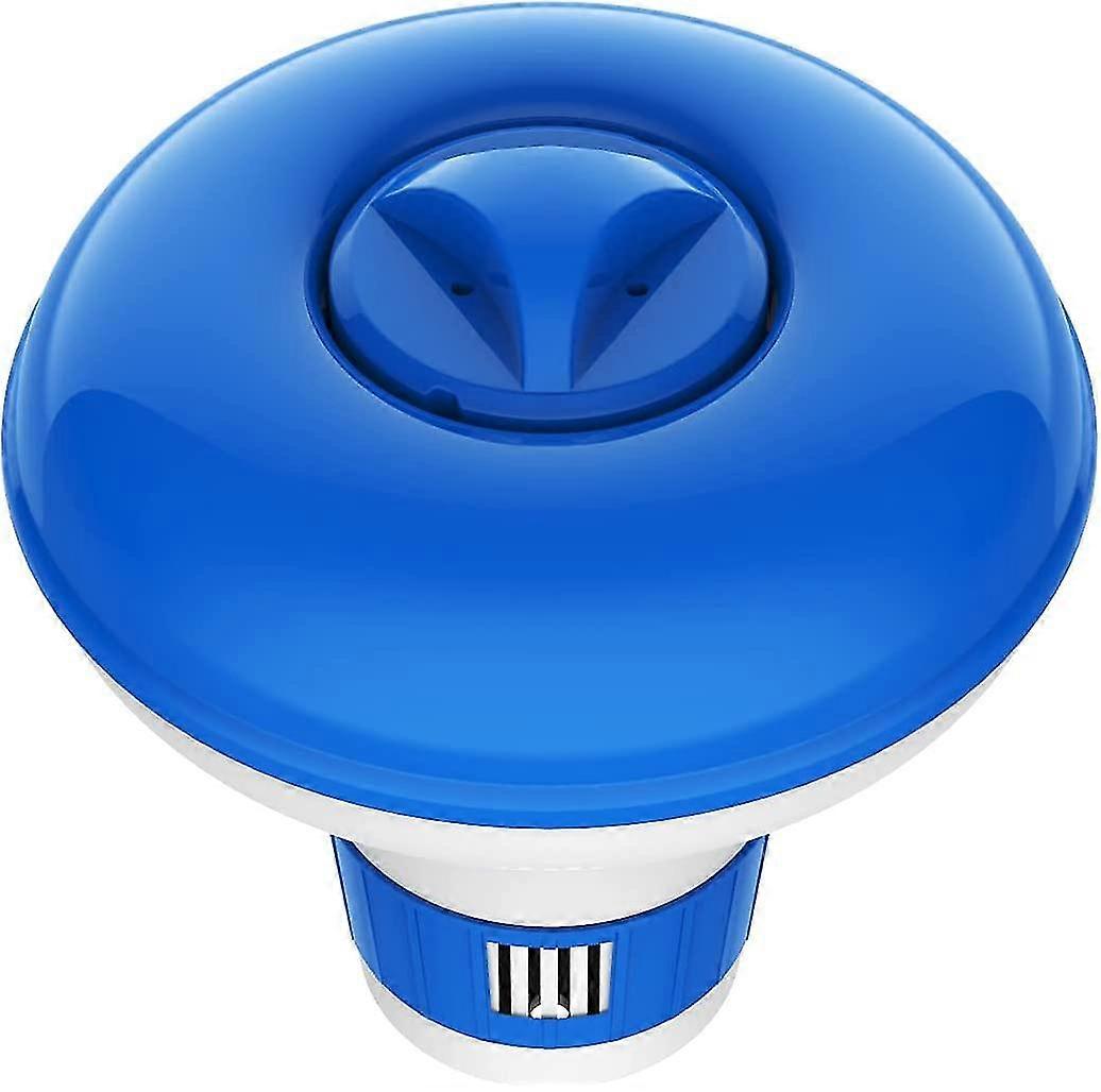 Floating Chlorine Dispenser, Fits 1" Chlorine Tablets, Adjustable Release Tablet Floater For Indoor & Outdoor Swimming Pool Spa(1pc,blue )