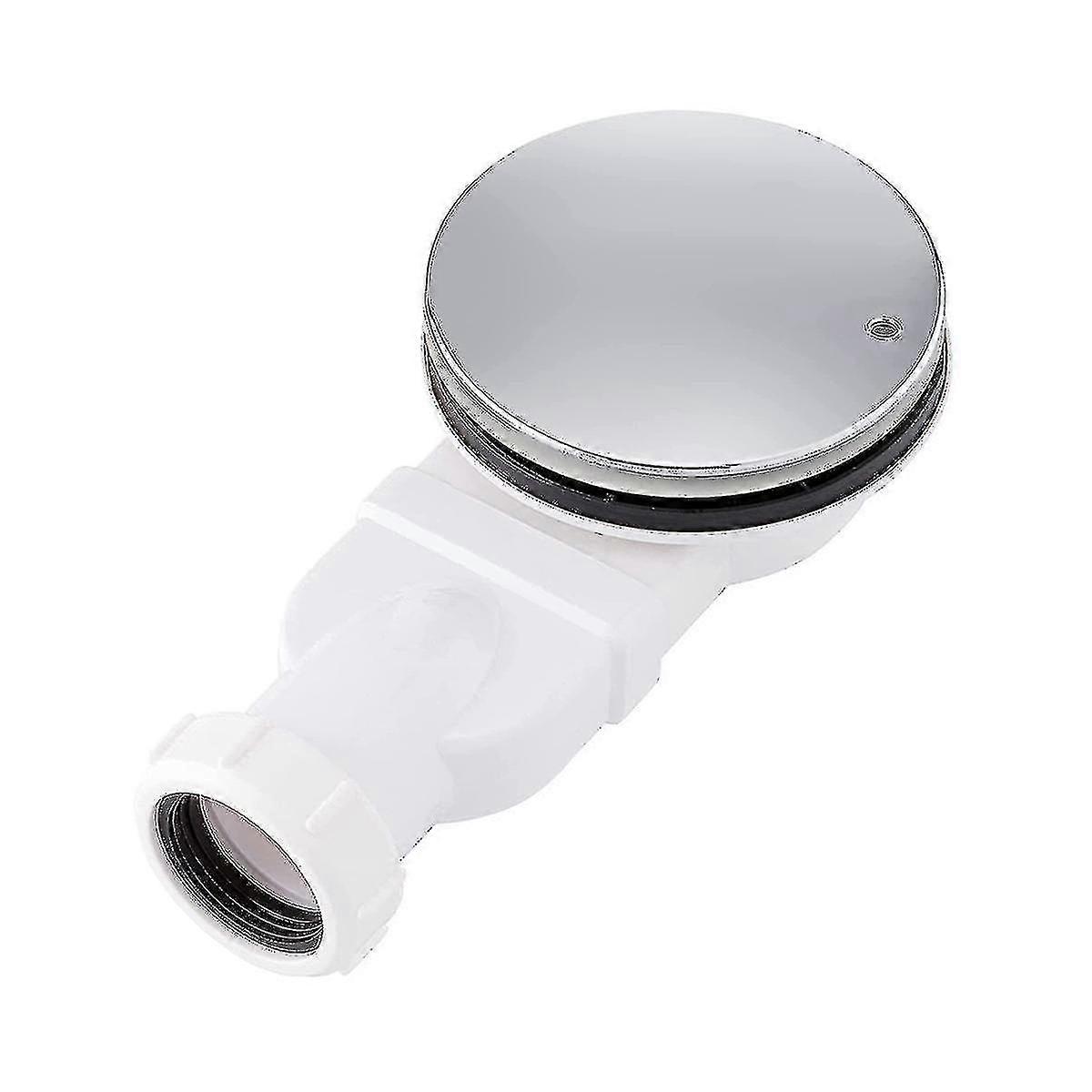 Low Shower Drain Chrome Plated Abs Shower Tray Siphon Slim Drain 90mm 36 L/min Water Flow Trap Sid