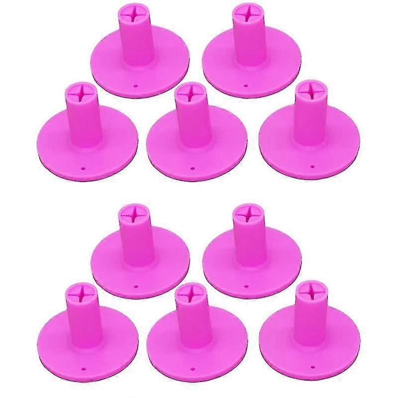 10pcs golf tpr tee holder set for golf driving range tee,pink