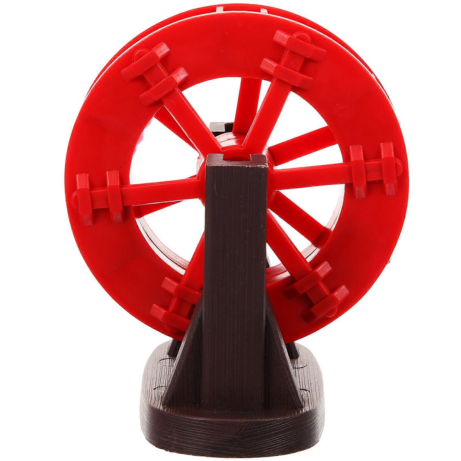 DIY Waterfall Fountain Accessory Based Water Wheel Fountain Scene Layout Decor