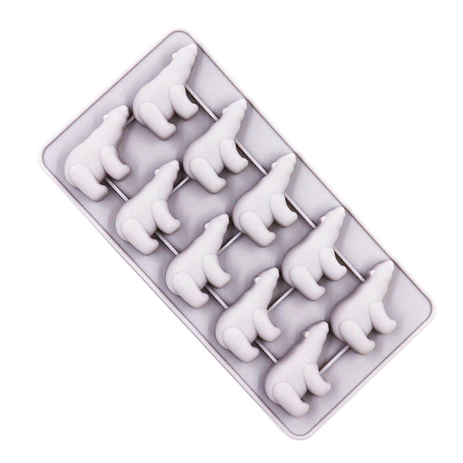 10 Grids Ice Cube Mold Flexible Silicone Clear Ice Cube Maker For Home Kaesi