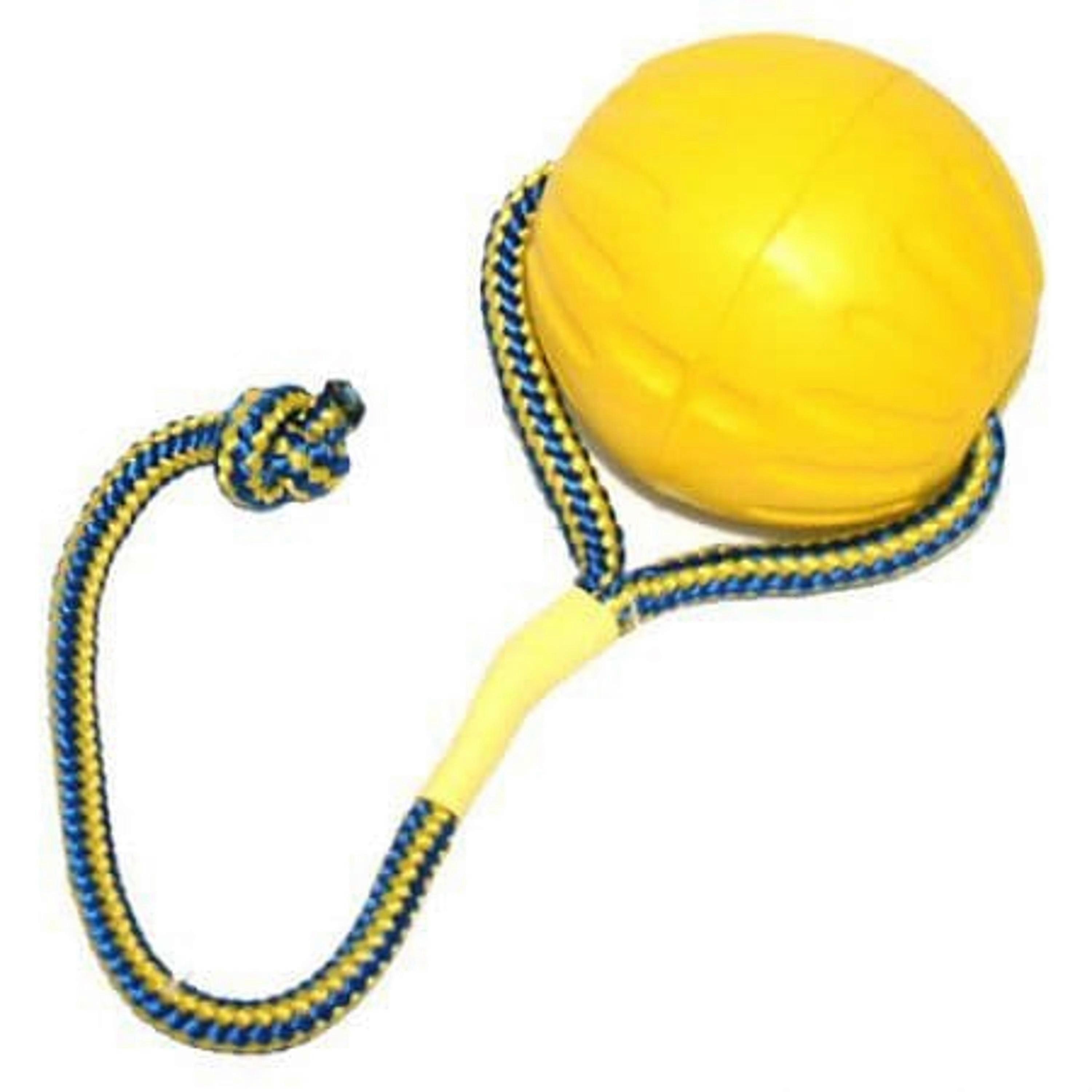 Starmark - Swing & Fling Durafoam Fetch Ball- Yellow Large