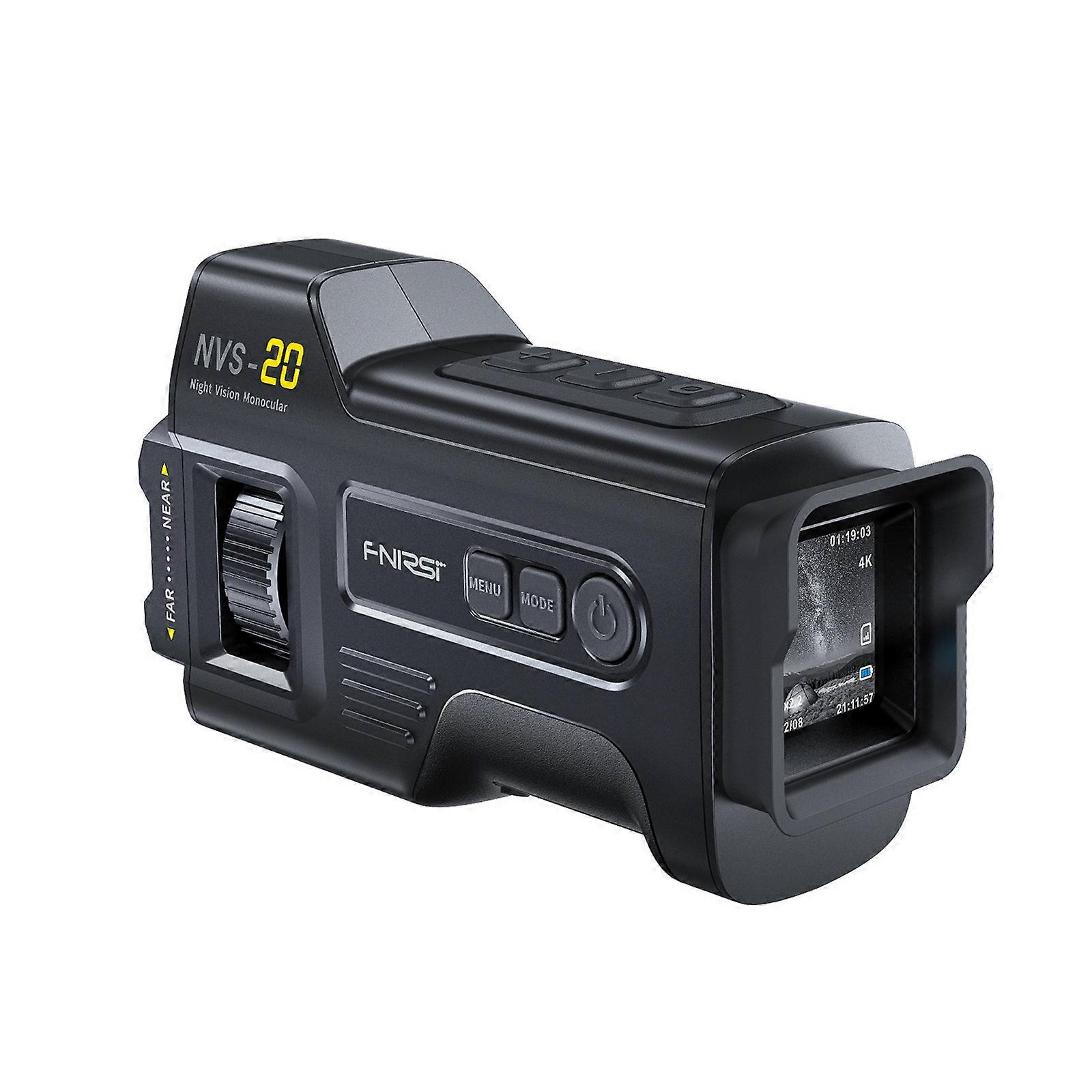نظارات للرؤية الليلية بدقة 4K مع الأشعة تحت الحمراء 850 نانومتر ، ومدى 300 متر ، وتكبير 6x ، وبطارية 18650 | استخدام ليلا ونهارا