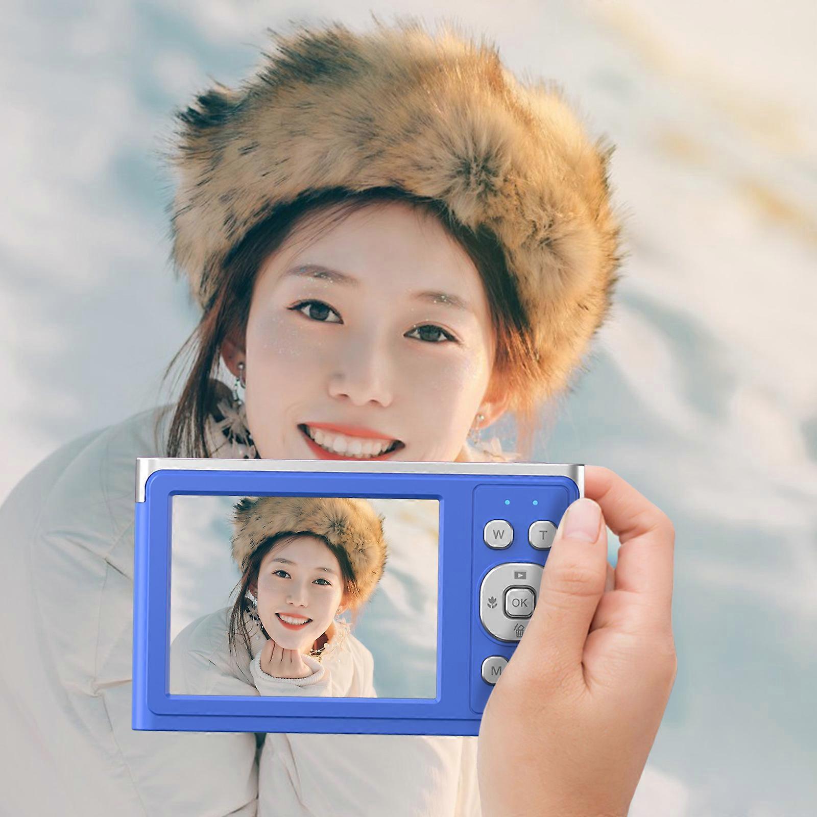 Digital Camera,1080P Camera Vlogging Camera Video Camera LCD Screen 16X Digital Zoom 50MP Rechargeable Point And Shoot Camera