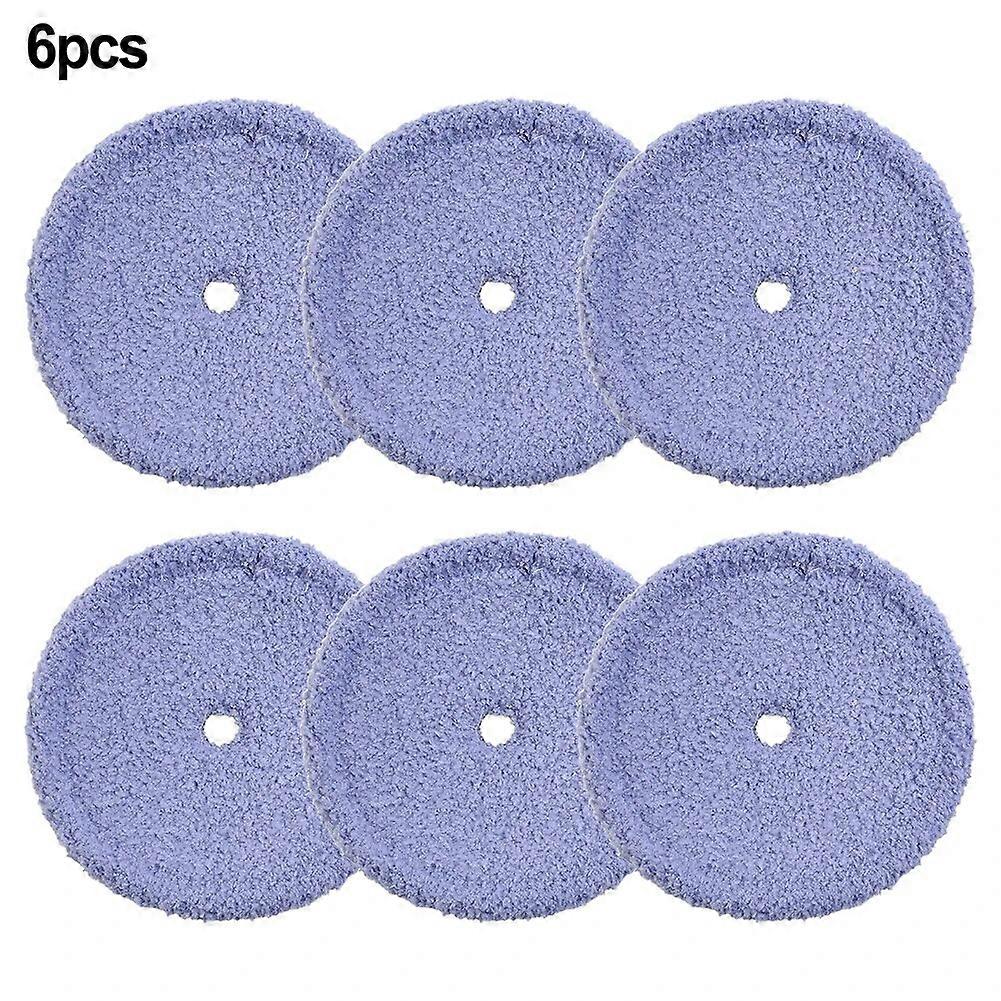 4/6pcs Mopping Cloths For EVERYBOT Edge RS700 RS500 Replace Washable Mother Yarn And Microfiber Mop Pads Household Clenaing Tool