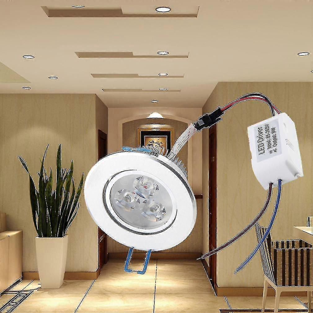 9w/12w Led Downlight Ceiling Recessed Light Bulb + Led Driver Warm White