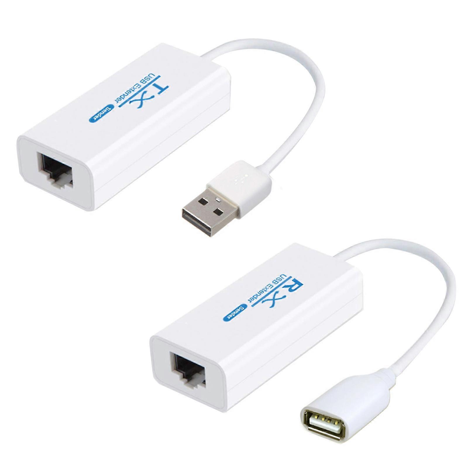 Usb2.0 To Rj45 Ethernet 200m Extender Ethernet Lan Extender Extension Adapter