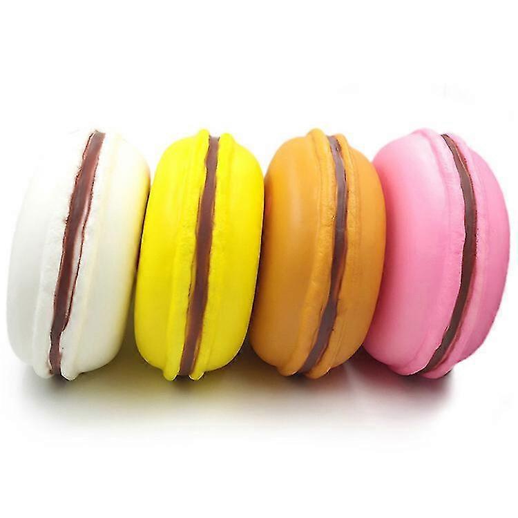 Yaju Oversized Macaron Cake Squishy Slow Rebound Decompression Toys For Kids,adult(1 Pcs, Yellow)