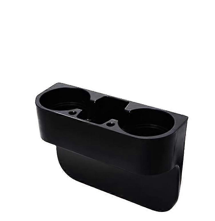 3 In1 Car Seat Seam Wedge Cup Holder Universal Black Cup Holder Inserts Multi-functional Bottle Organizer Seat Back Drinking Bracket Double Cup Holder