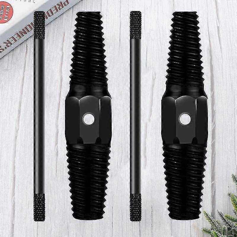 2pcs Screw Extractor Drill Bits For Broken Damaged Bolt Remover Guide Set Easy Out Stud Remover Tool