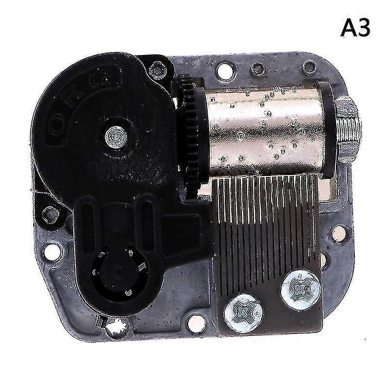 機械式DIYワインドアップオルゴール三共音楽運動+ネジ+キー-彩