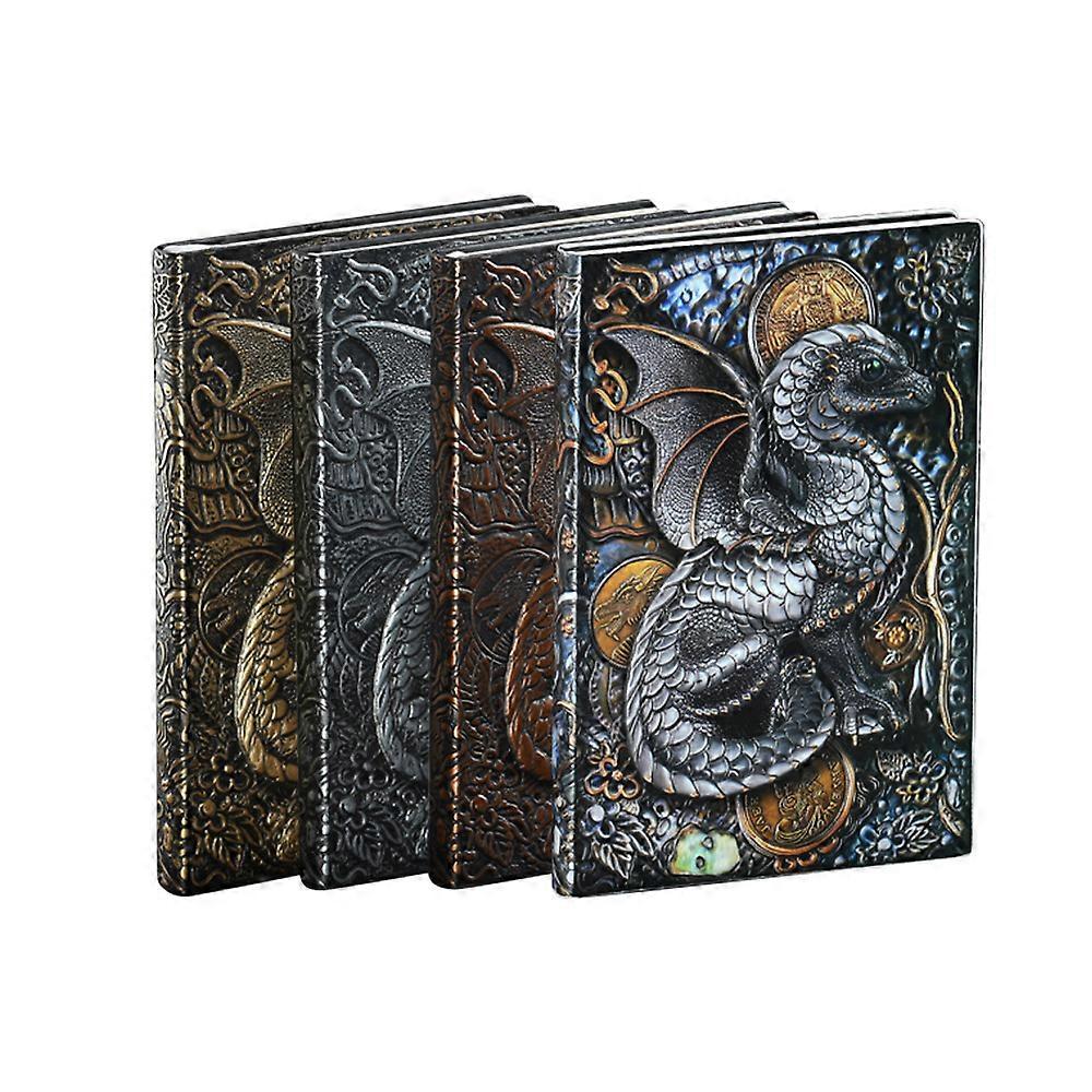 A5 Vintage Embossed Notebook Dinosaur Notepad (148mm210mm)