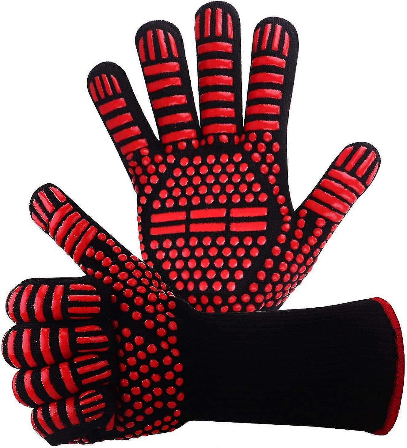 Non  slip Silicone Barbecue Gloves