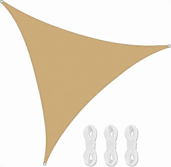 Vela ombreggiante triangolare impermeabile, protezione UV traspirante per vele ombreggianti, per