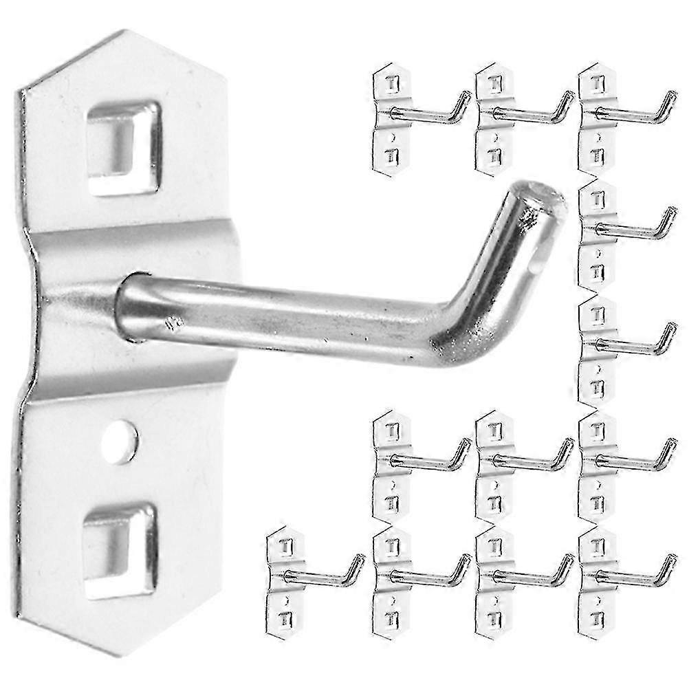 12 Pcs Pegboard Hooks Wall Pegboard Storage Hooks Metal Pegboard Hanging Hooks For Tools jkw