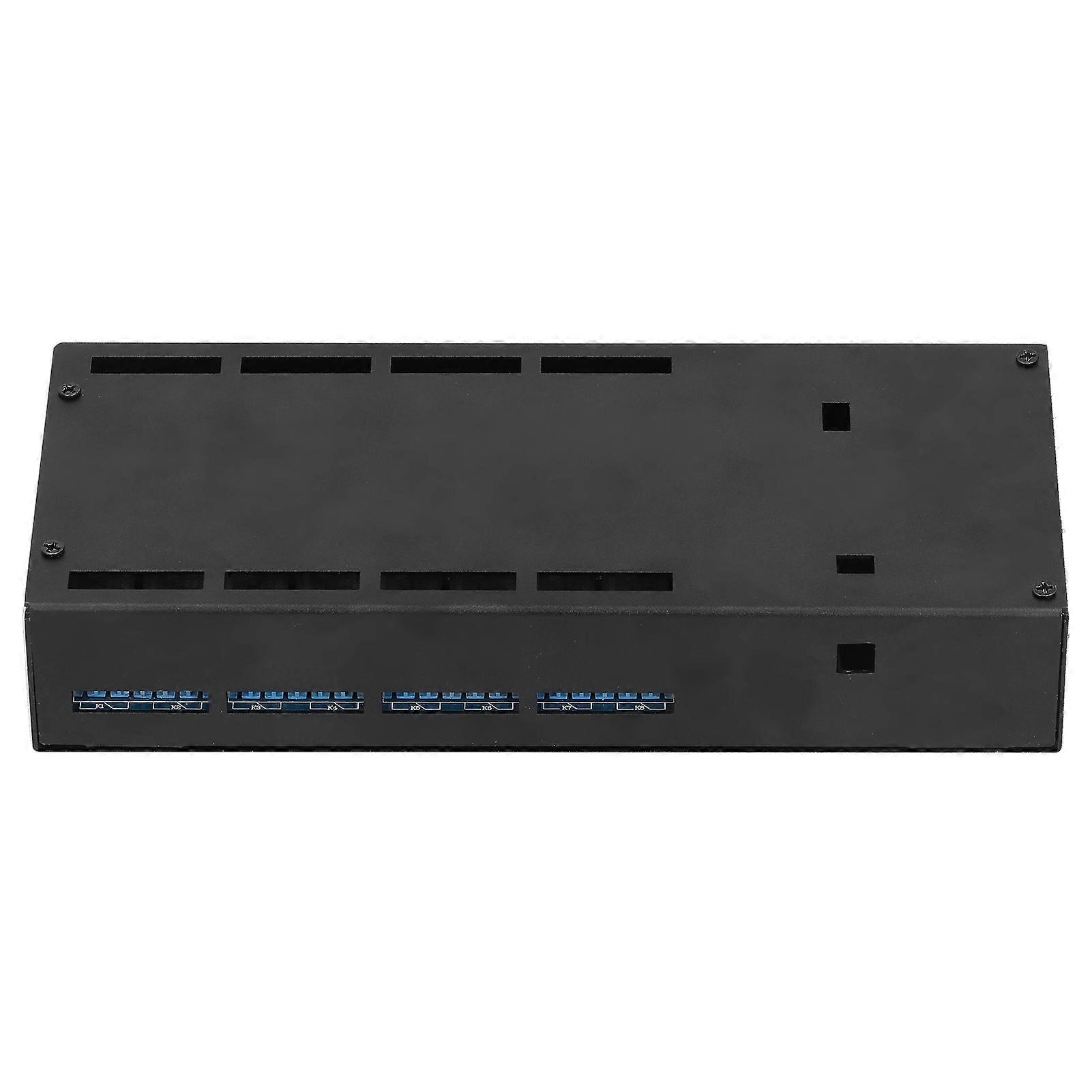 Relay Enclosure Case RJ45 Port 16 Channel Power Amplifier Chassis Computer Accessories