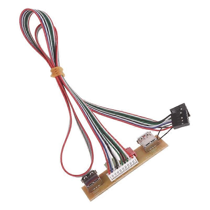I/0 Audio Output Input DualUSB Front Panel Board Cable USB Audio Panel Cable