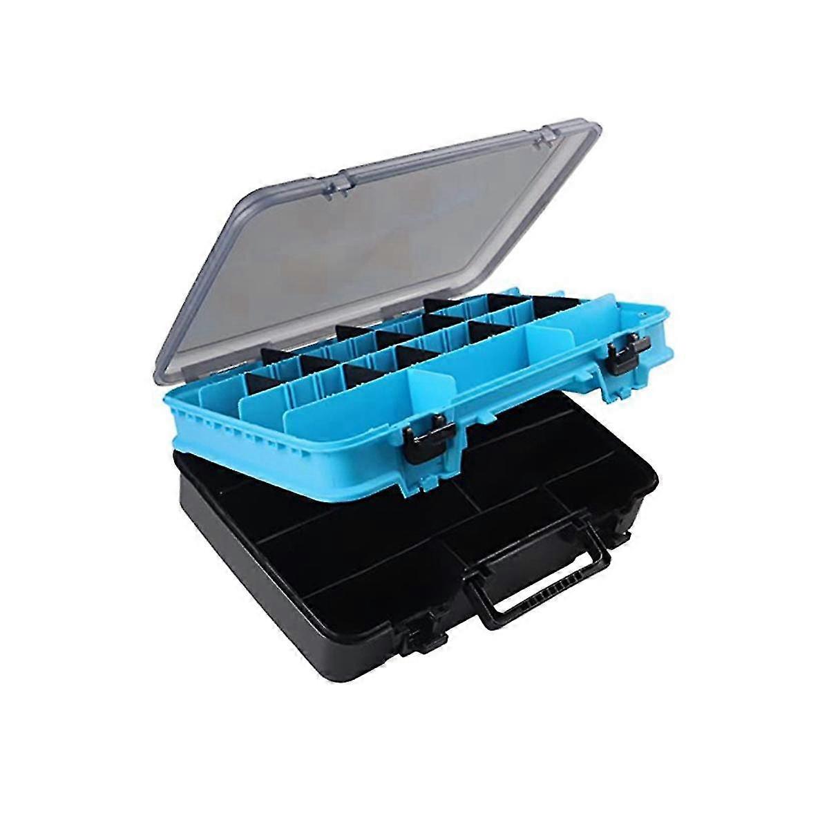 Multi-functional Portable Lure Box Double-layered Accessory Box Double-sided Lure Box Storage Box