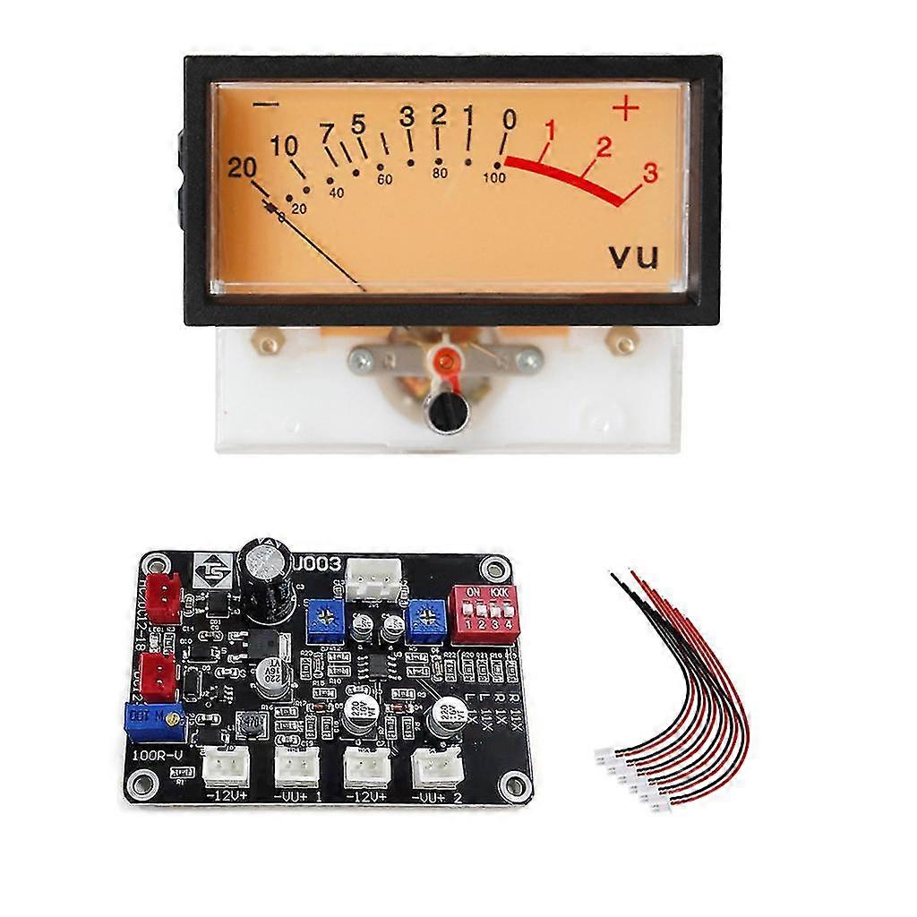 Vu Meter Header Db Audio Power Amplifier Chassis For W/ Backlight