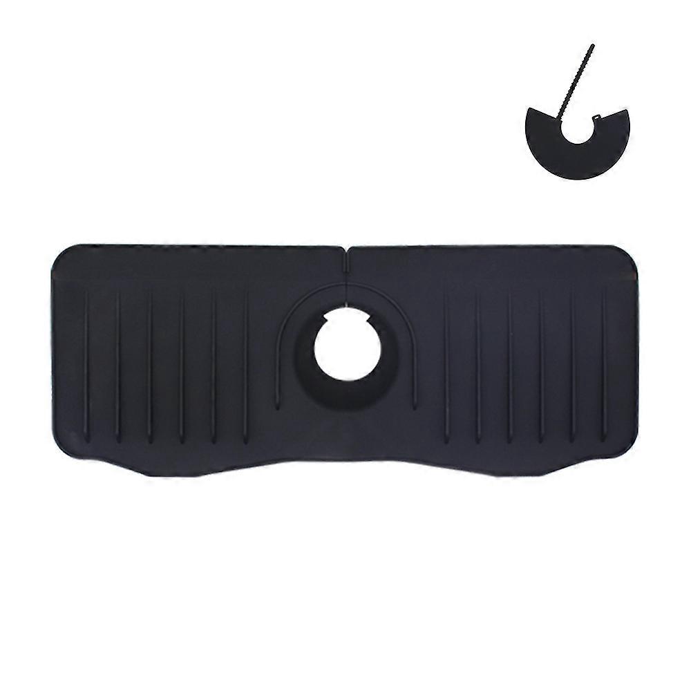 Στρώμα αποστράγγισης για νεροχύτη μπάνιου κουζίνας Προστατευτικό πιτσιλίσματος σιλικόνης Δίσκος νεροχύτη γρήγορης ξήρανσης, Βρύση Mat Splash Guard