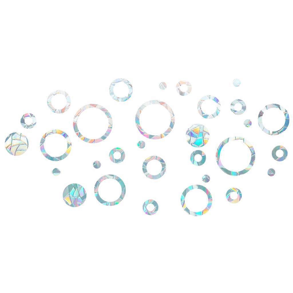 Window Privacy Film 3D Static Decoration Window Stickers  24pcs Loop