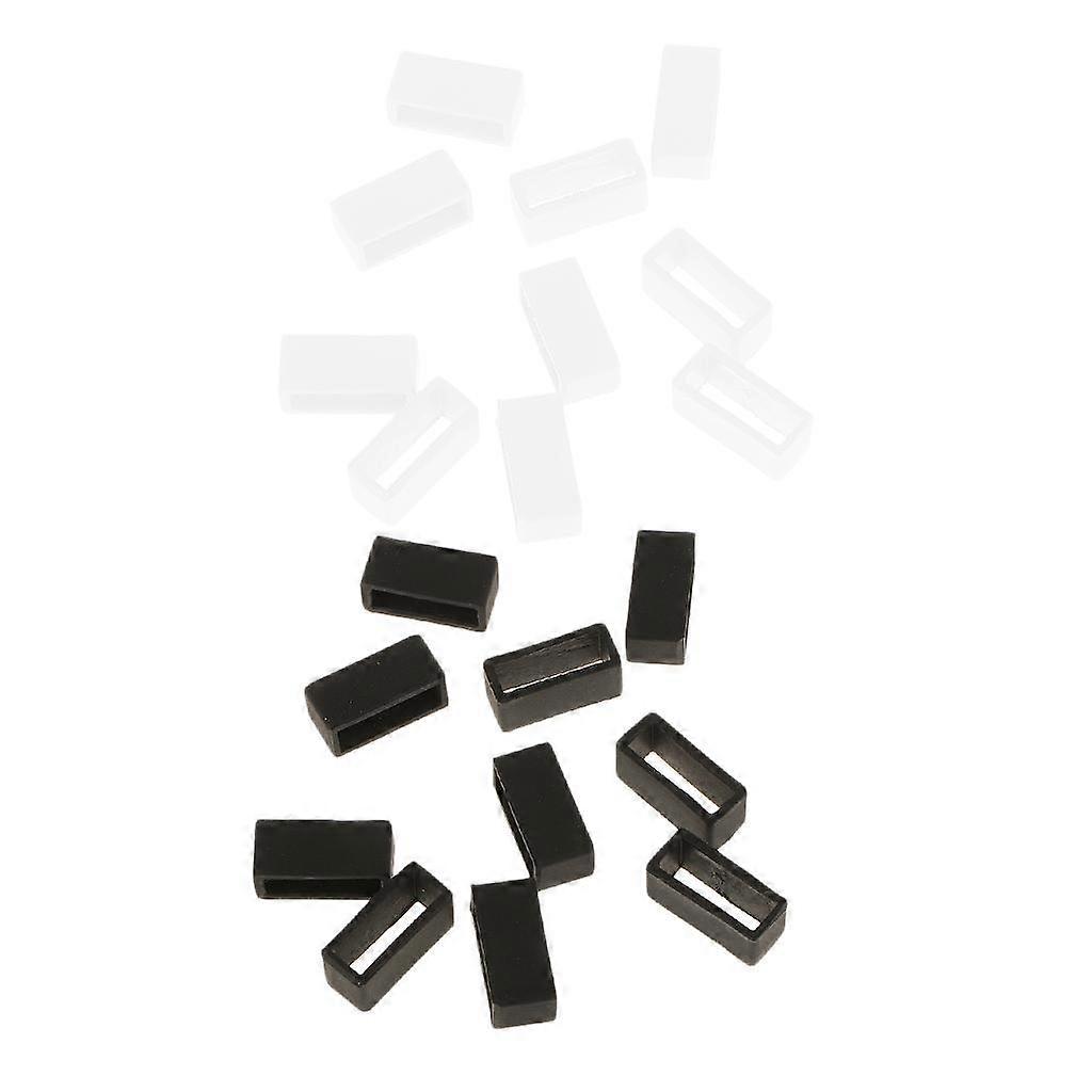 20 Pieces Rubber Replacement Keeper Loops  Strap End Holder