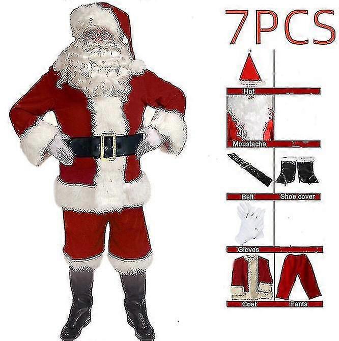 Mænds julemandskostume Voksen julemandskostume Julemandsdragt