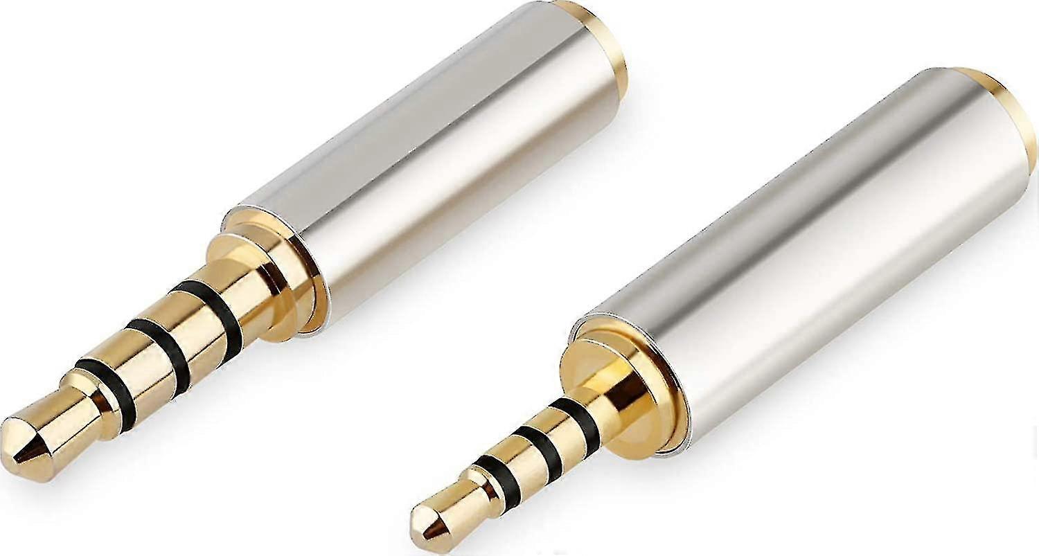2pcs 3.5mm αρσενικό σε 2.5mm θηλυκό/2.5mm αρσενικό σε θηλυκό στερεοφωνικό ακουστικό προσαρμοστή 3.5mm