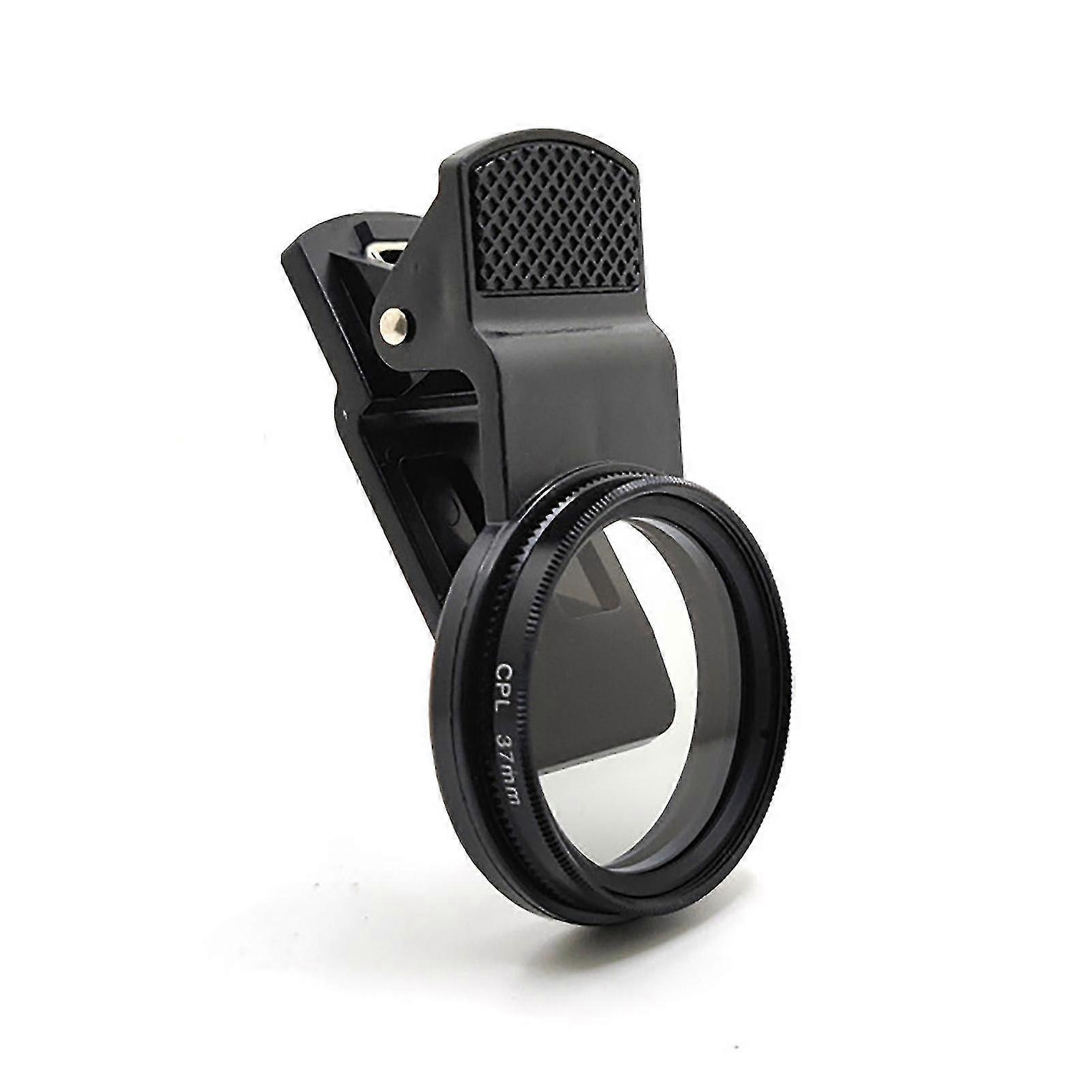 37mm Cpl Mobile Phone Polarizer Universal Clip On Circular Polarizer Filter For Reflect Light Removal