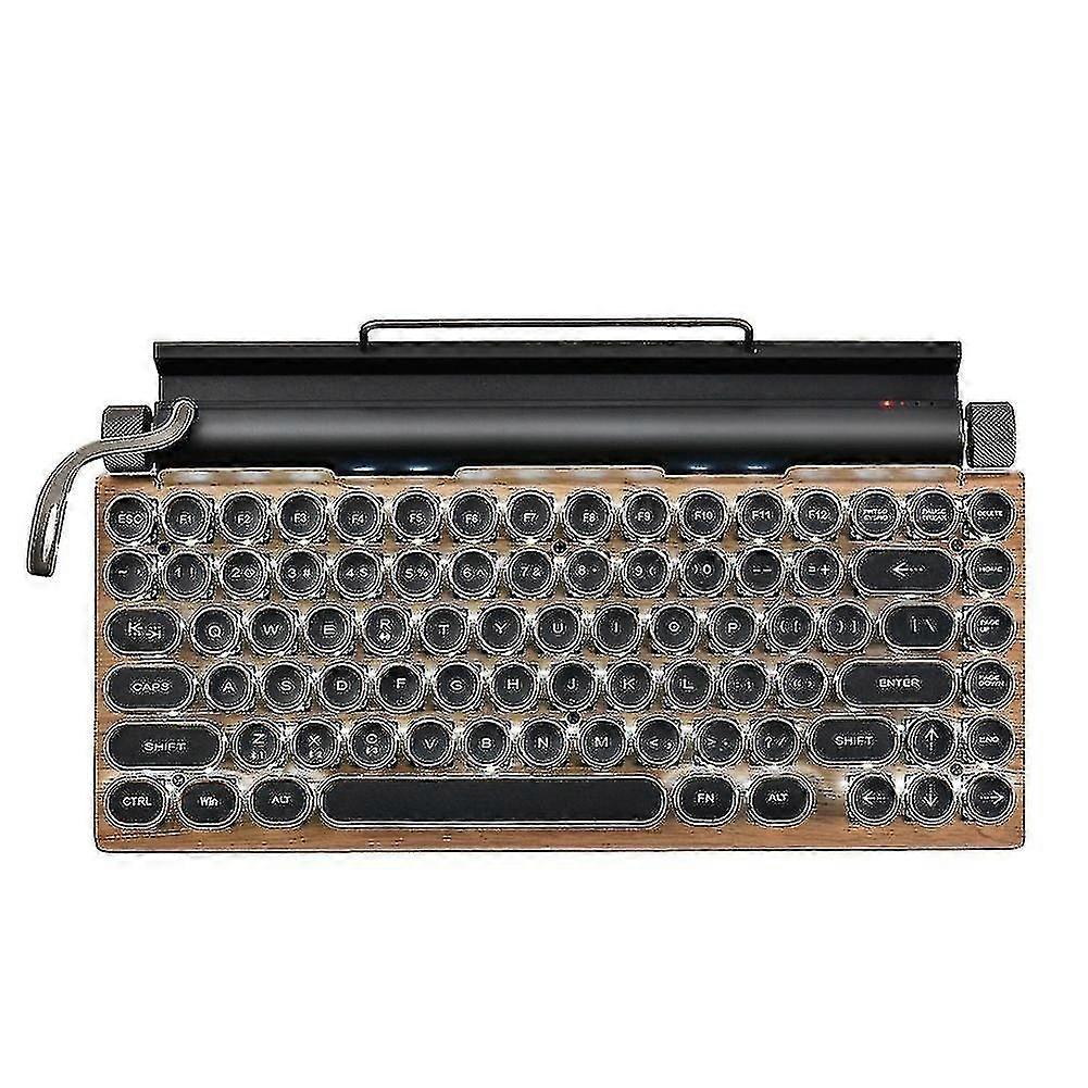 83 Keys Retro Typewriter Keyboard - Wireless Bluetooth Mechanical Keyboard For Laptop And Computer