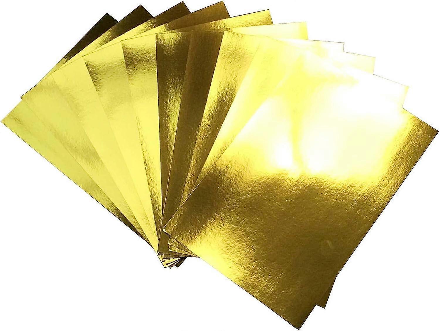 10 Sheets Premium Mirror foil rd Sparkling Assorted Colors  Reflective, Shiny Poster rd