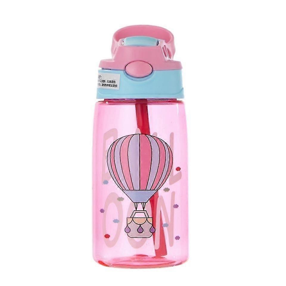 Acrilic Plastic Children's Drinking Bottle Cartoon Pattern Student School 480ml Children's Water Cup