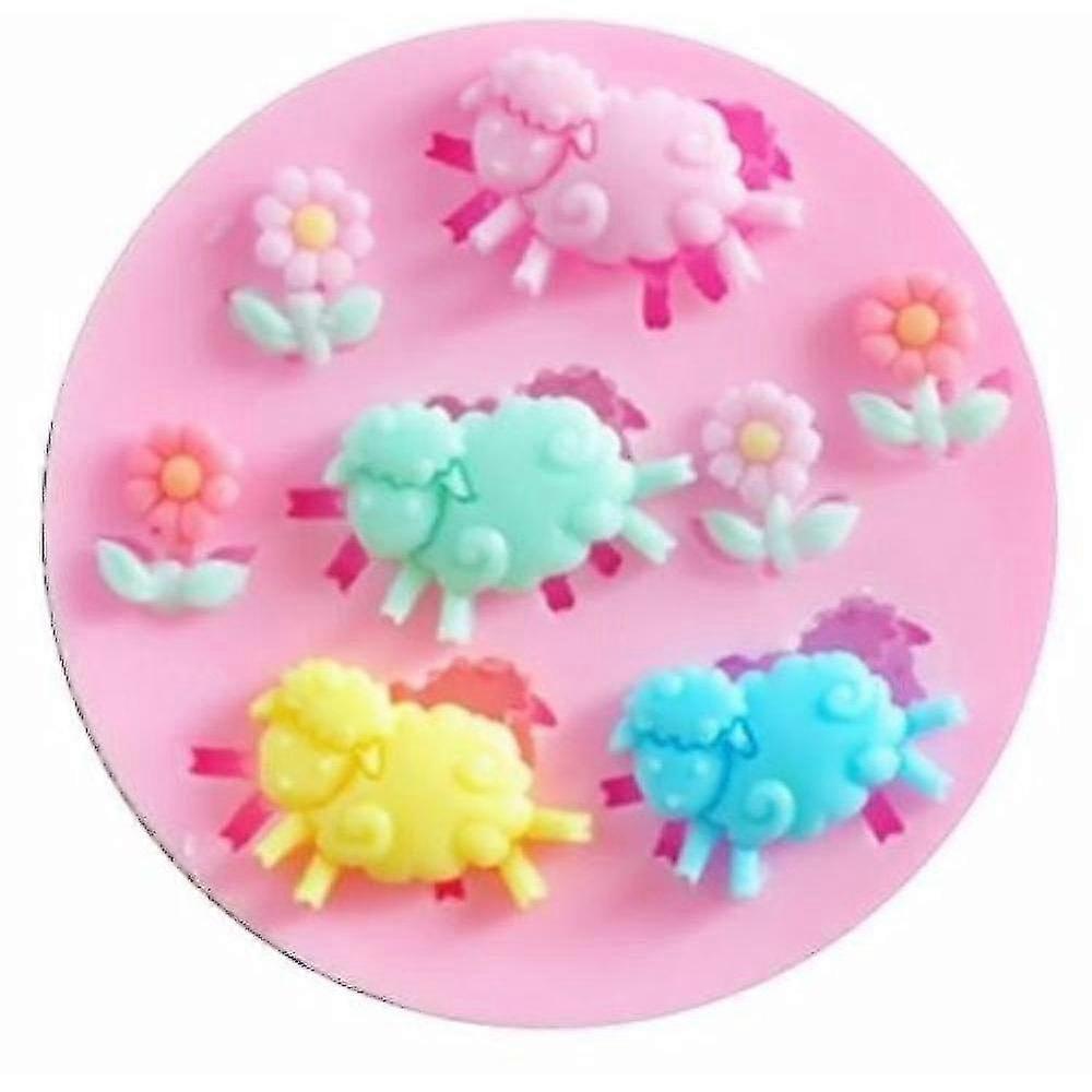 Sheep Flower Silicone Mold