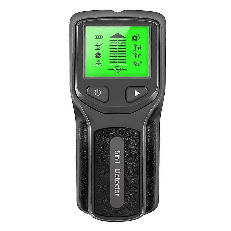 5-in-1 Studs Metal Detector Wall Scanner AC Wood Finder Cable Wires Depth Tracker Electric Box Finder Wall Detector-A