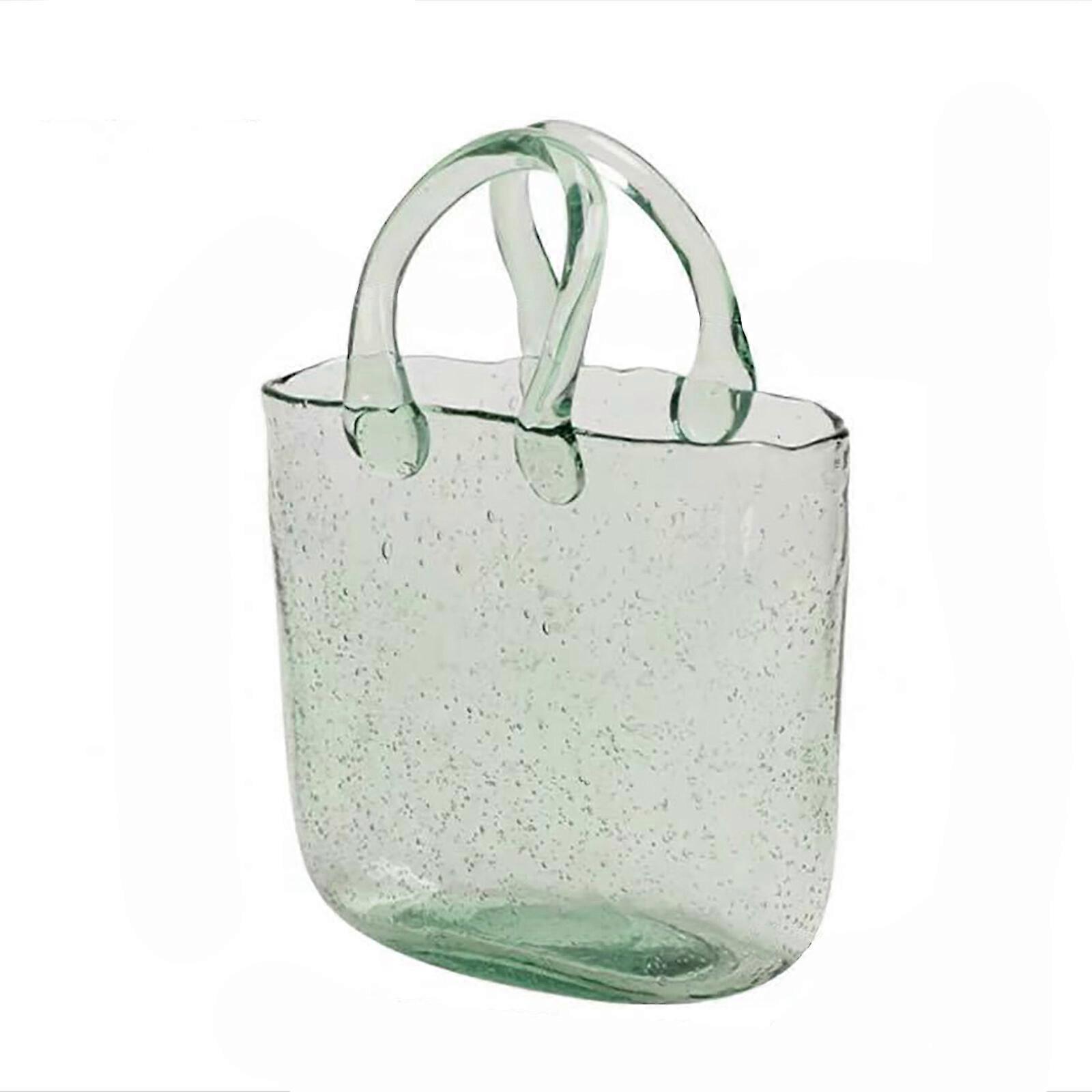 Vase en verre Multitailles Vert Unique Élégant Créatif Décoration Intérieure Durable
