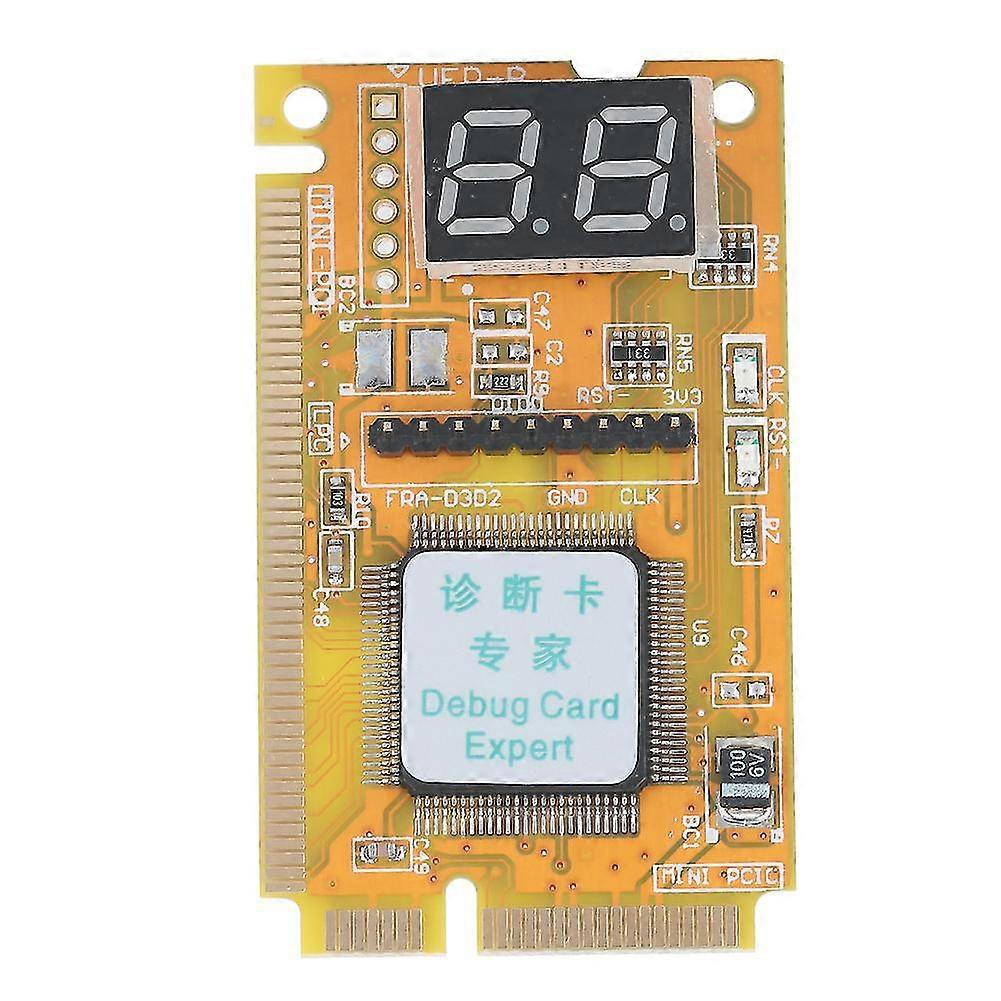 3 in 1 TYPE C Yellow ABS Debug Card for USB Laptop - Computer Accessories