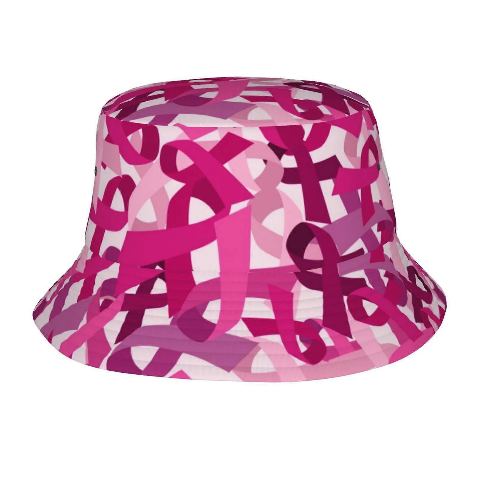 Breast Cancer Awareness Month Bucket Hat For Women Men Sun Hats