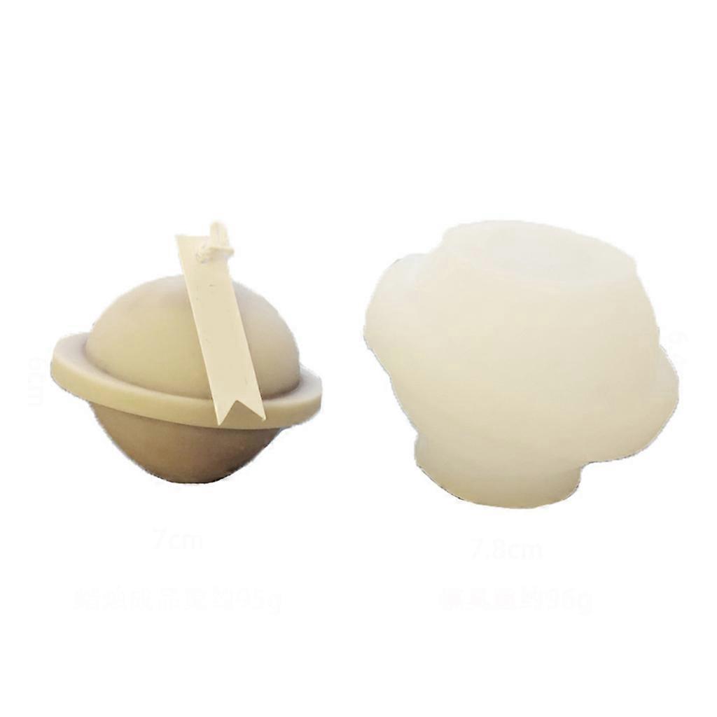 3D Planet Shape Silicone Candle Mold Interesting Globe Scented Candle Mold