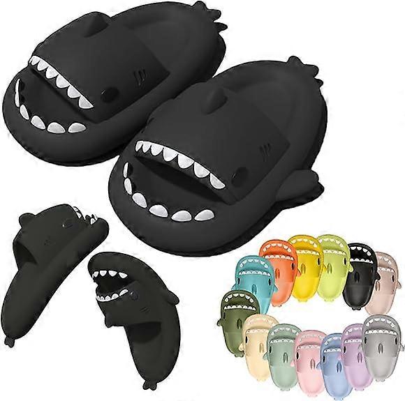 Womens Mens Shark Tofflor Shark Cloud Tofflor Cloud Shark Slides Söta Shark Tofflor, 100% helt nya