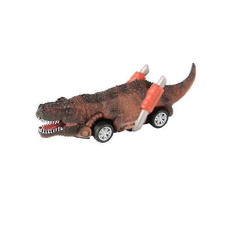Bjxy Simulation Dinosaur Model Pull-back Car Children#39;s Educational Diy Pull-back Toy Car