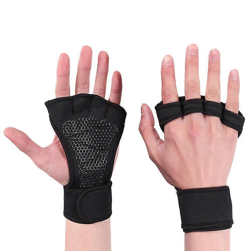 W Lifting Out Gs With Built-in Wrist Wraps For Men And Women - For Gym Fitness