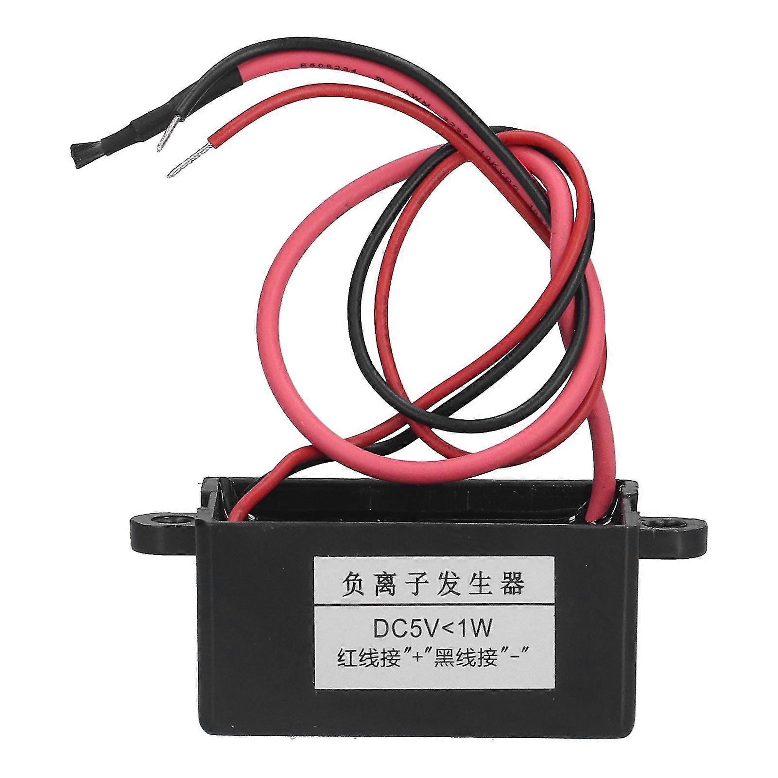 Negative Ion Generator Mini luftrenser Black Ionizer Generator Modul For Vanndispenser Dc5V