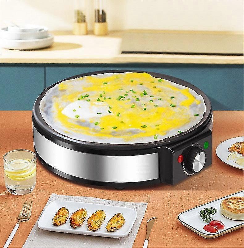 Crêpière électrique SOKANY 20 Cm - Revêtement Anti-adhésif - Poignée Froide - 650W