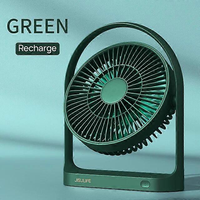 Powered Hand Fans  Table Fan Mini USB Strong Wind  Rechargeable Desk Fans Wireless 4000mAH with 4 gear Wind Speed 330 Degree Rotata