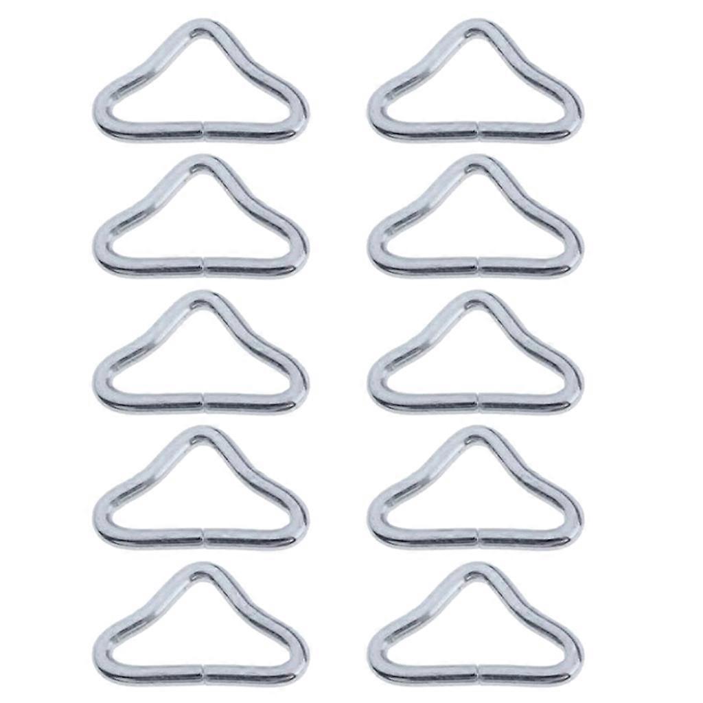 for Triangle Ring Buckle 1.5" Inner Diameter for Strap Keeper Pack of 10