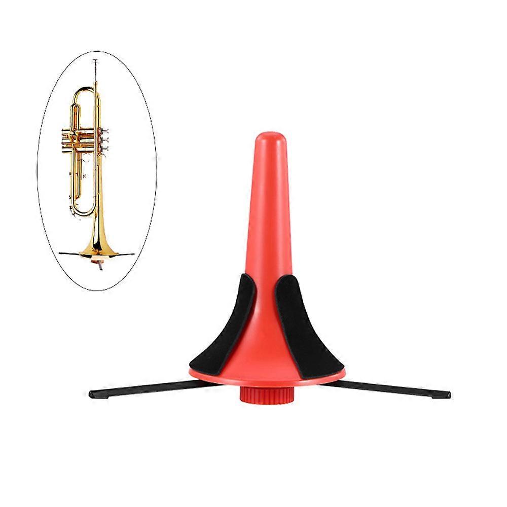 1 piece (red, about 175*105mm) folding tripod stand frame, wind music accessories, wind music stand, instrument stand